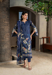 Printed - Lawn - 3pc - D142 - Blueberry - Pret