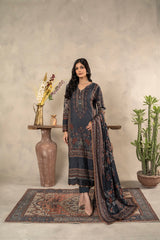 Printed - Dhanak - 3pc - D734