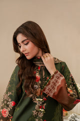 Resham Unstitched Cambric 3 Pcs Printed Suit D740