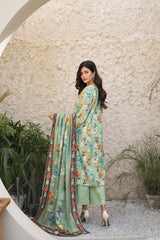 Printed - Cotton - 3pc - D709