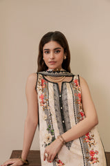 Resham Unstitched Cambric 3 Pcs Printed Suit D745