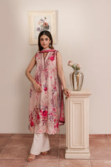 Resham Unstitched Cambric 3 Pcs Printed Suit D743