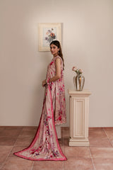 Resham Unstitched Cambric 3 Pcs Printed Suit D743