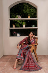 Resham Unstitched Cambric 3 Pcs Printed Suit D741