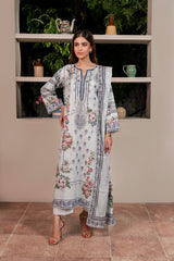 Resham Unstitched Cambric 3 Pcs Printed Suit D747