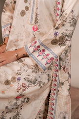 Resham Unstitched Cambric 3 Pcs Printed Suit D751