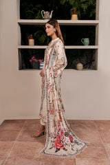 Resham Unstitched Cambric 3 Pcs Printed Suit D749