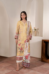 Resham Unstitched Cambric 3 Pcs Printed Suit D753