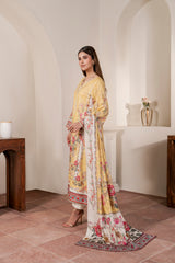 Resham Unstitched Cambric 3 Pcs Printed Suit D753