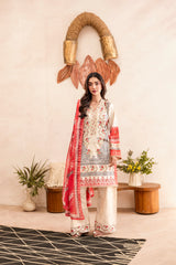 Printed - Lawn - 3pc - D126