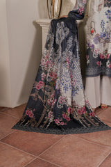 Resham Unstitched Cambric 3 Pcs Printed Suit D754