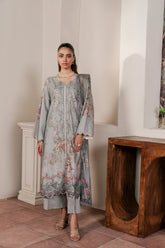 Resham Unstitched Cambric 3 Pcs Printed Suit D755