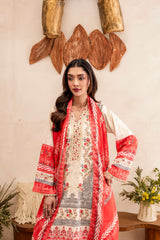 Printed - Lawn - 3pc - D126