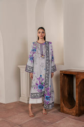 Resham Unstitched Cambric 3 Pcs Printed Suit D742