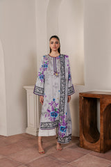 Resham Unstitched Cambric 3 Pcs Printed Suit D742