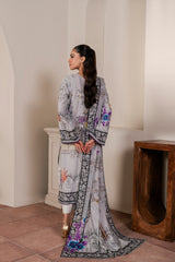 Resham Unstitched Cambric 3 Pcs Printed Suit D742