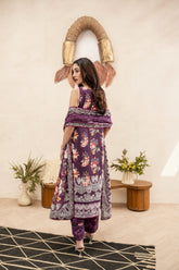 Printed - Lawn - 3pc - D124