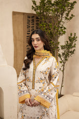 Printed - Lawn - 3pc - D121