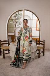 Printed - Lawn - 3pc - D147
