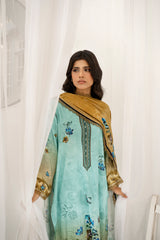 Printed - Linen - 3pc - D906