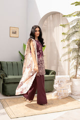 Embroidered - Printed - Lawn - 3pc - D780