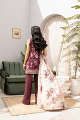 Embroidered - Printed - Lawn - 3pc - D780
