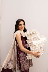Embroidered - Printed - Lawn - 3pc - D780