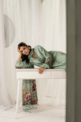 Printed - Linen - 3pc - D902