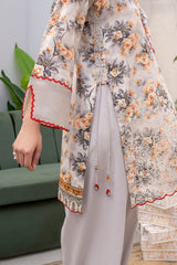 Embroidered - Printed - Lawn - 3pc - D773