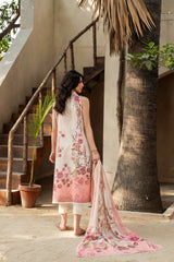 Printed - Lawn - 3pc - D143 - Lychee