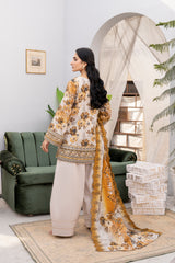 Embroidered - Printed - Lawn - 3pc - D779