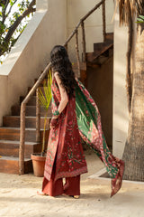 Printed - Lawn - 3pc - D137 - Berry