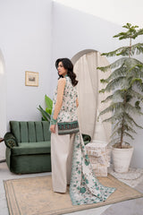 Embroidered - Printed - Lawn - 3pc - D778