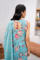 Embroidered - Printed - Lawn - 3pc - D774