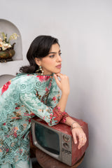 Embroidered - Printed - Lawn - 3pc - D772