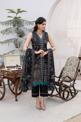 Embroidered - Printed - Lawn - 3pc - D775