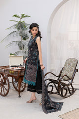 Embroidered - Printed - Lawn - 3pc - D775
