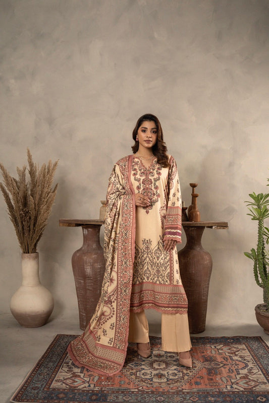 Printed - Dhanak - 3pc - D729