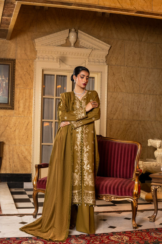 Embroidered - Exclusive - 3pc - Zaitoon (03)