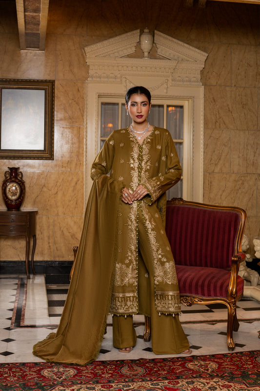 Embroidered - Exclusive - 3pc - Zaitoon (03)