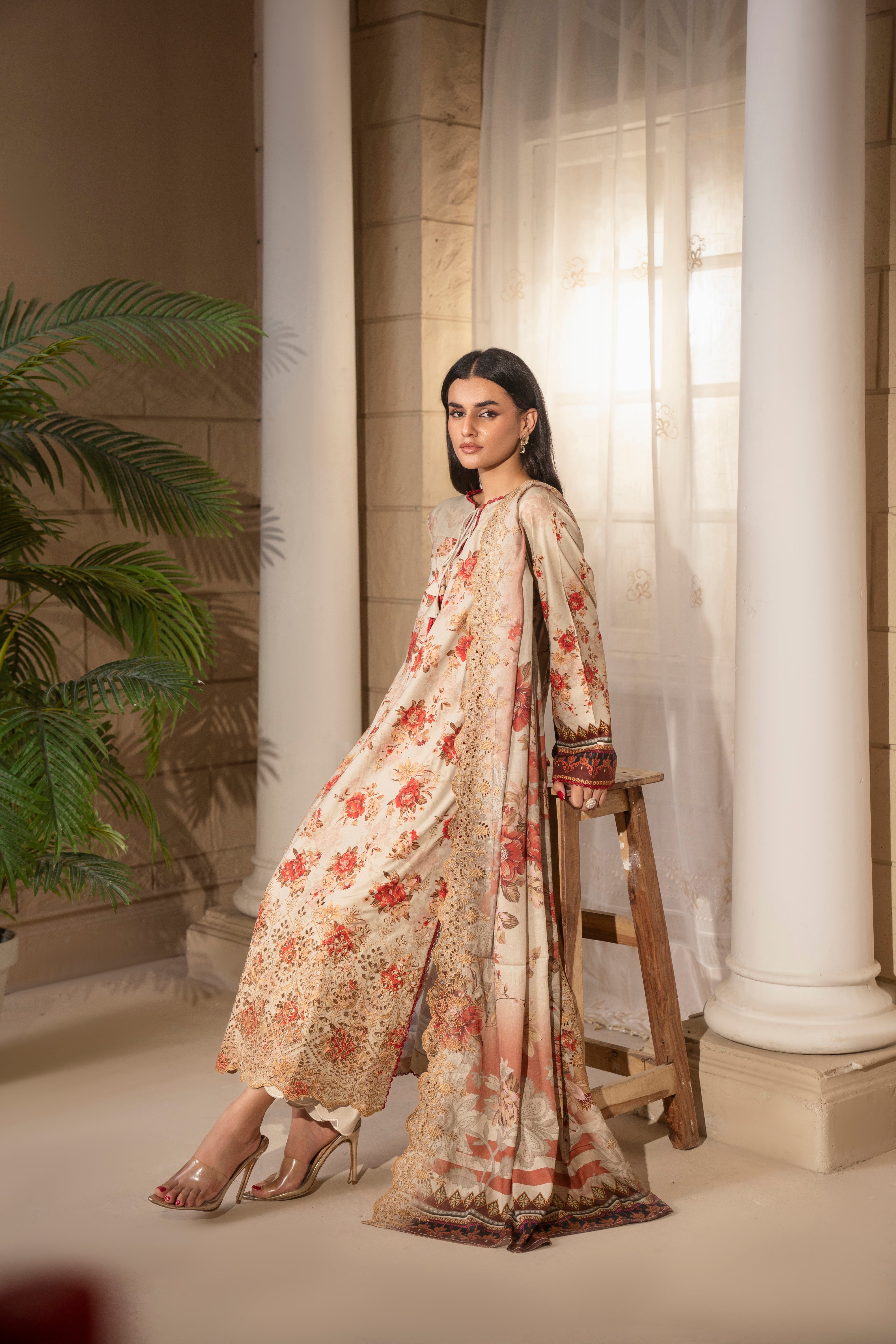 D736- Collection Embroidered