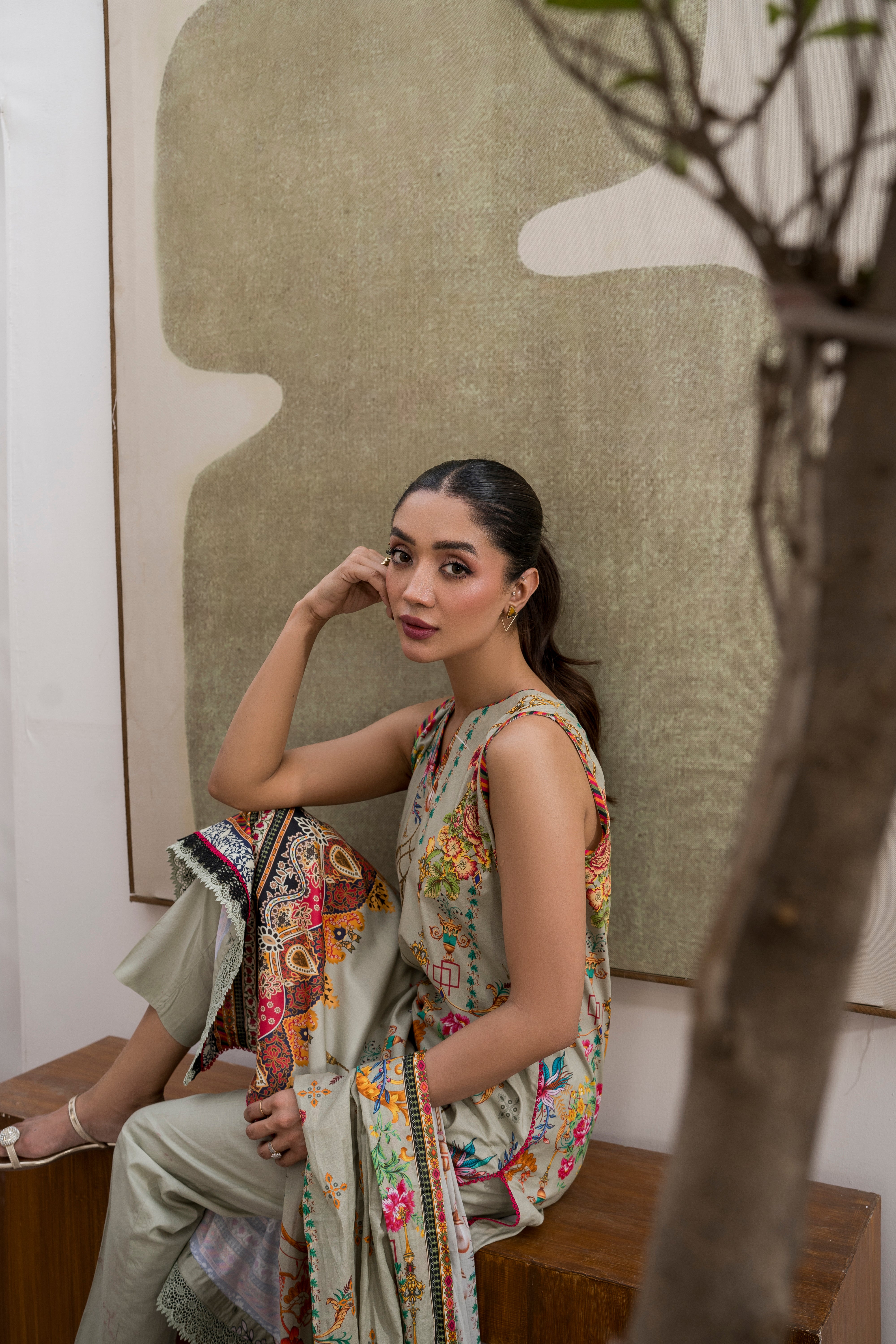 Printed - Lawn - 3pc - D150