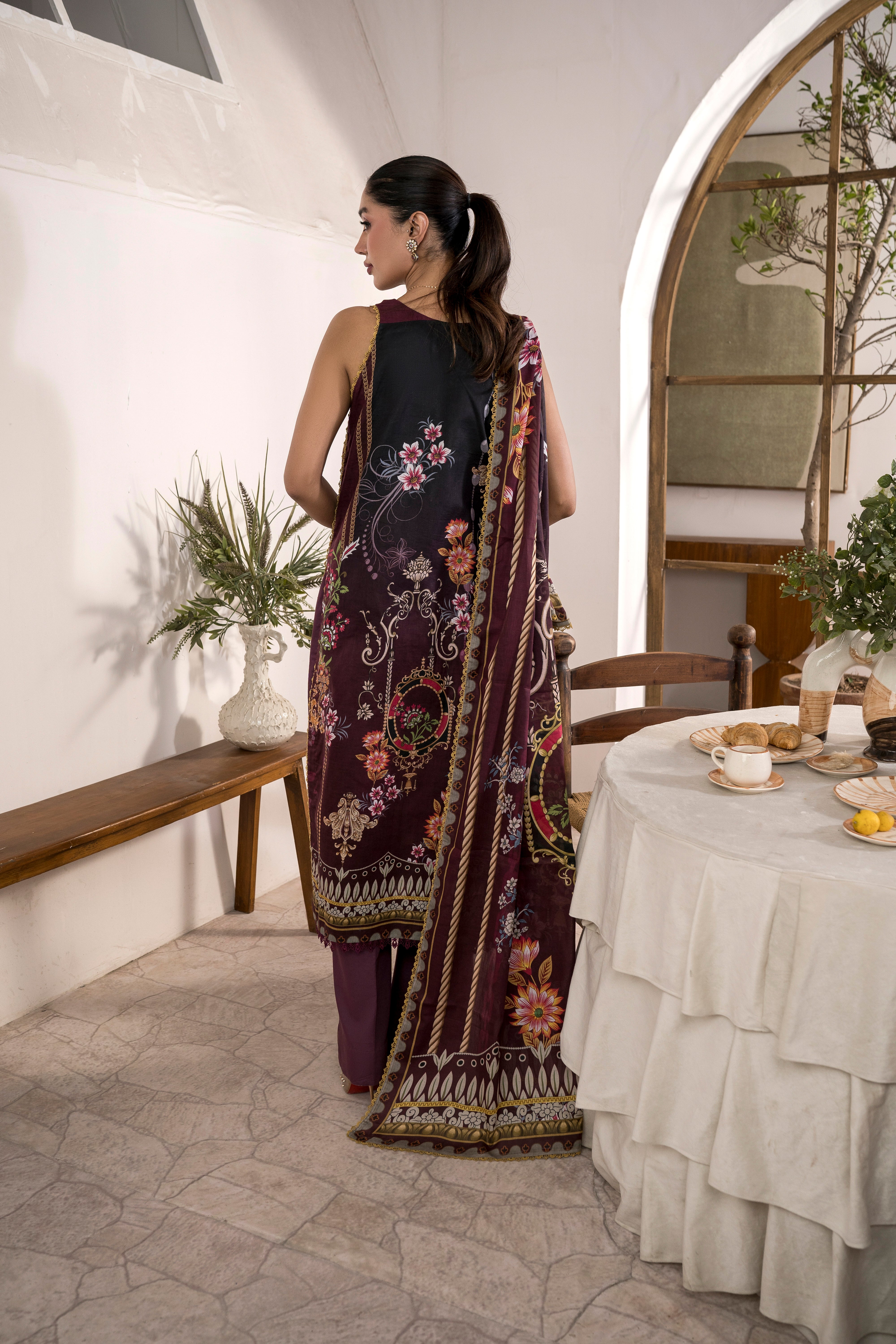 Printed - Lawn - 3pc - D153