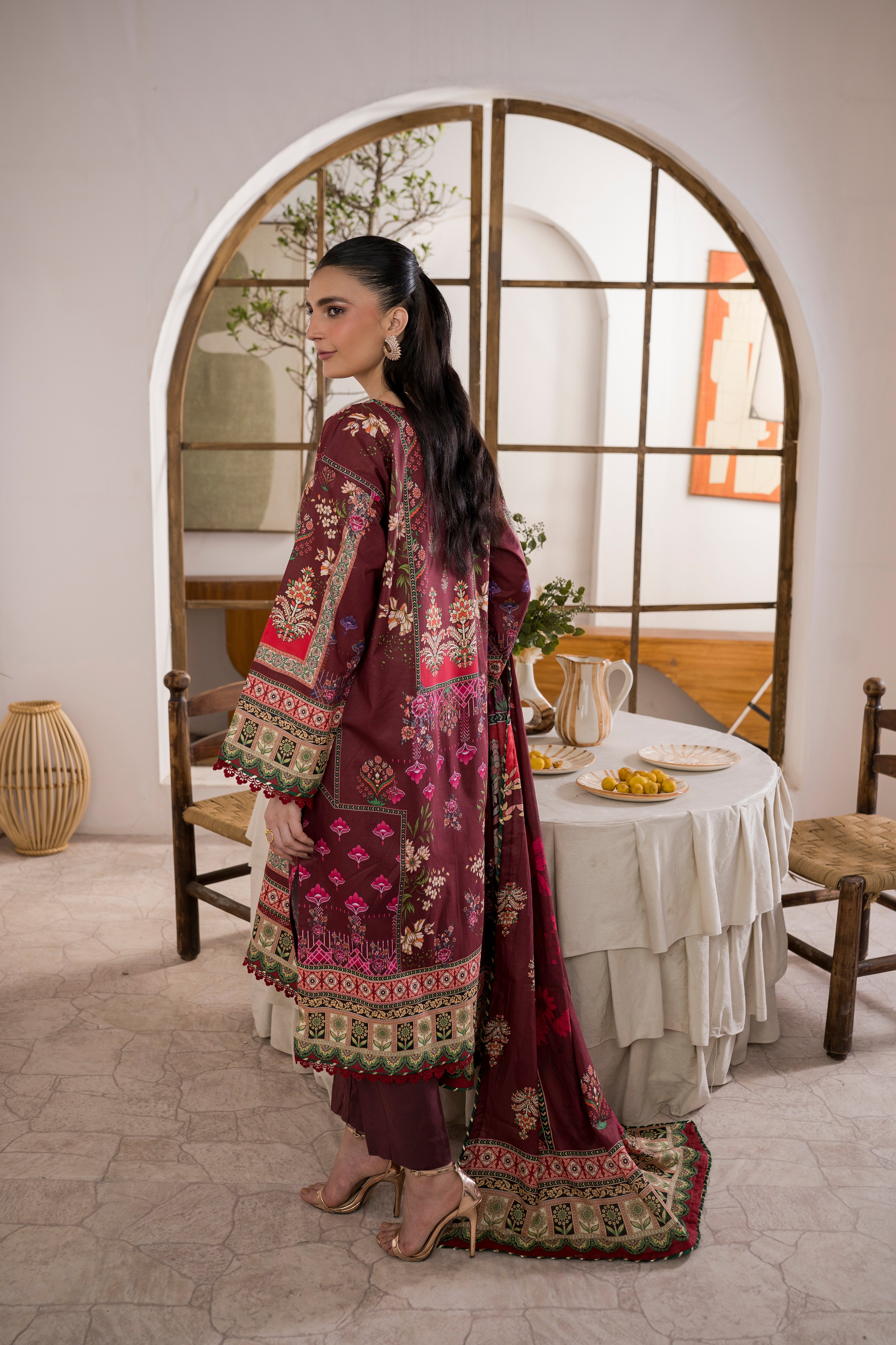 Printed - Lawn - 3pc - D155