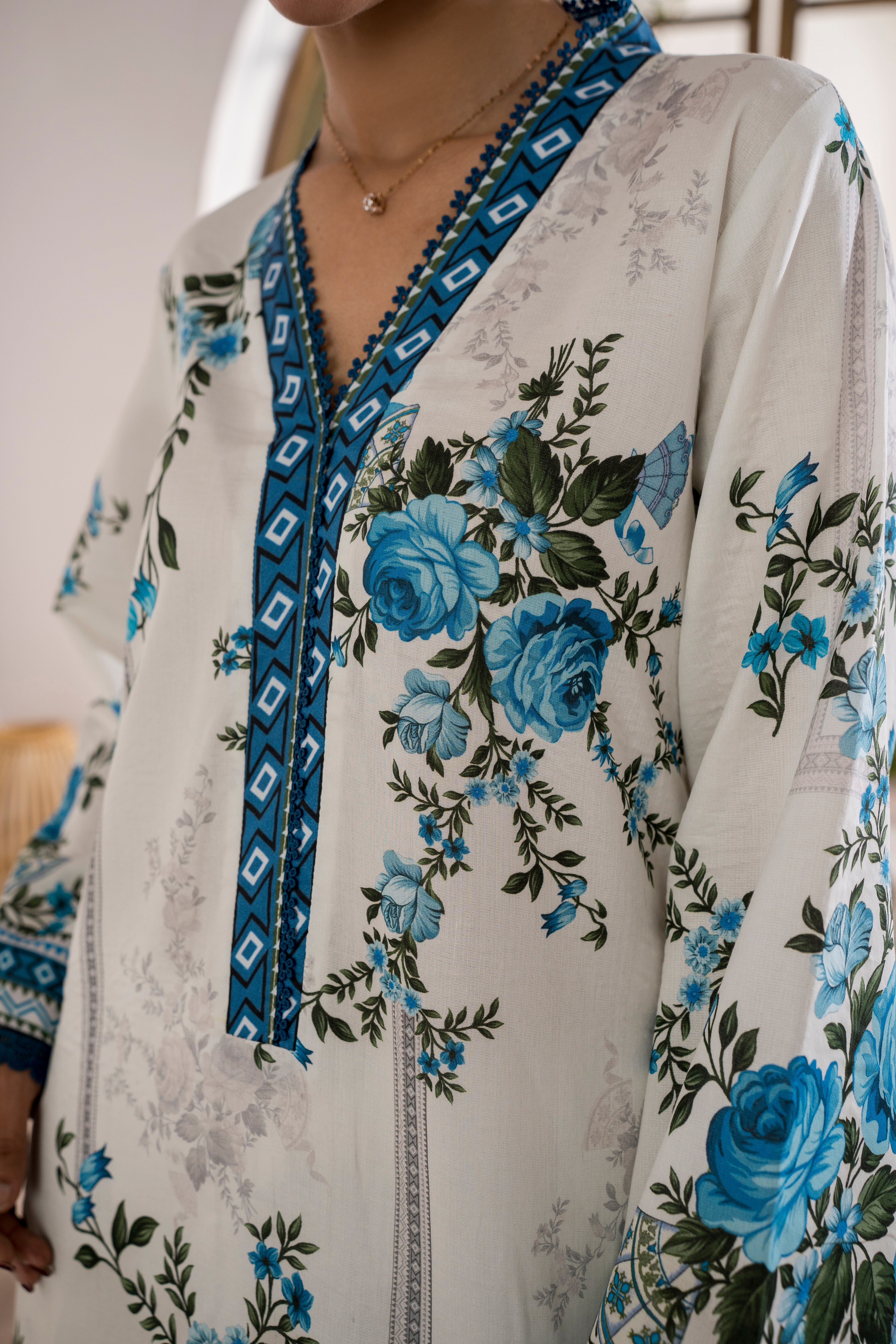 Printed - Lawn - 3pc - D154