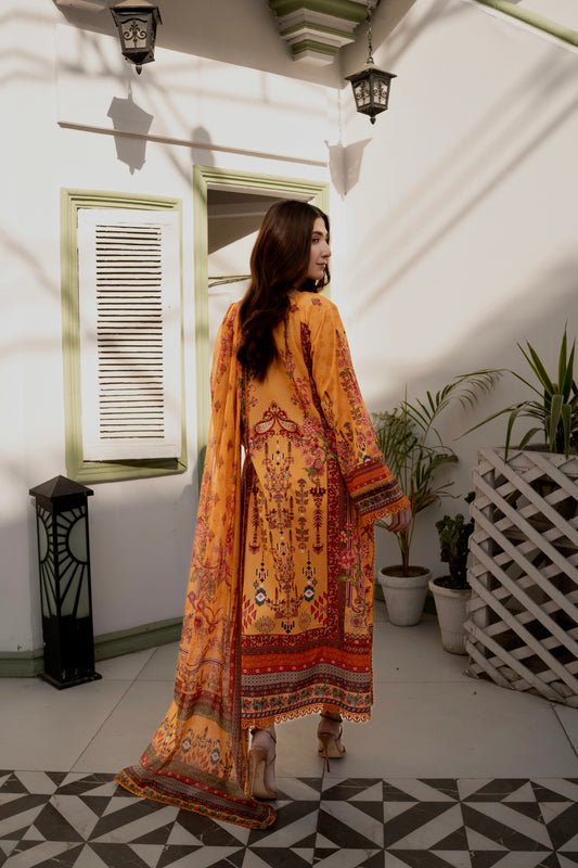 Printed - Lawn - 3pc - D05