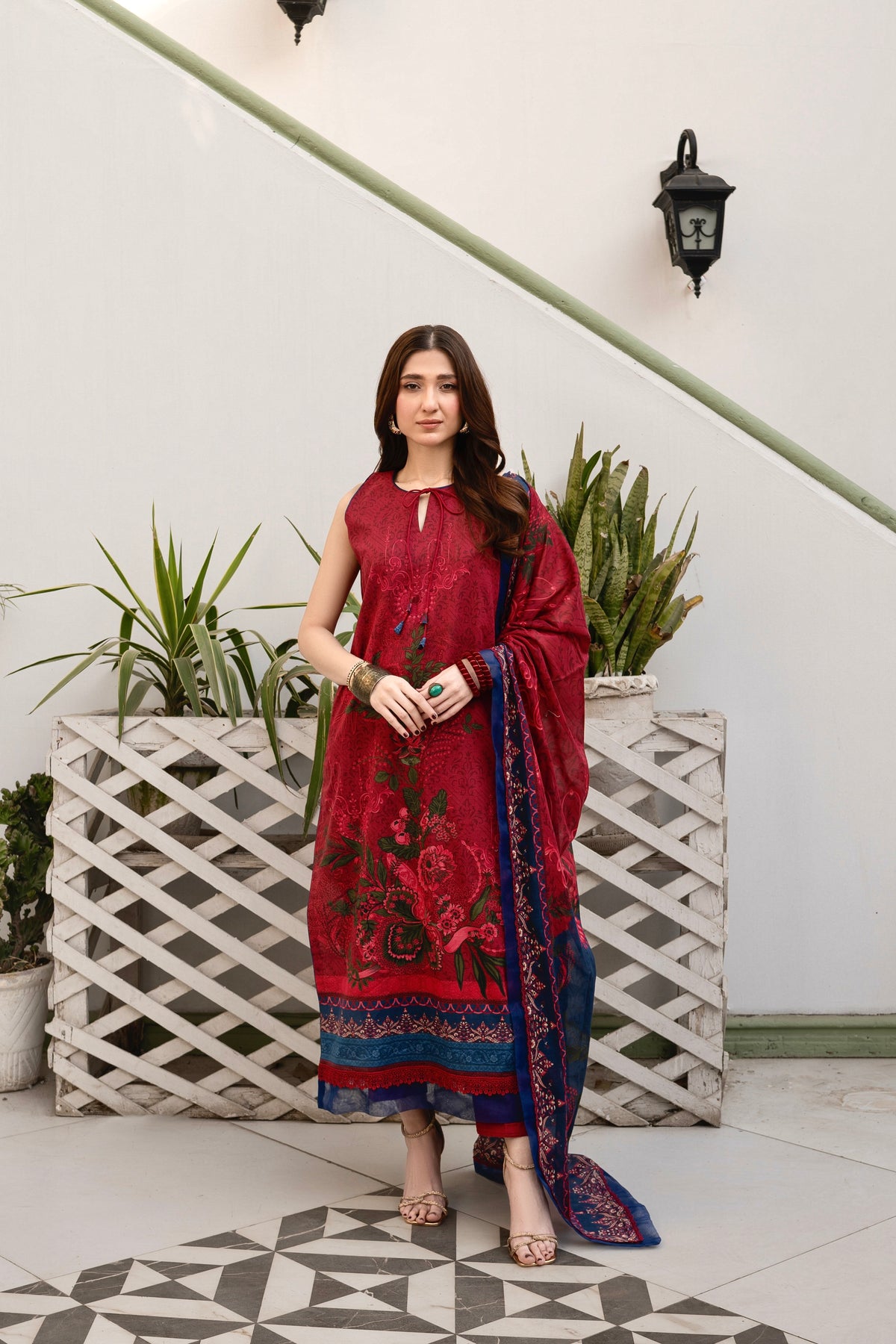 Printed - Lawn - 3pc - D03