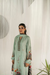 Printed - Linen - 3pc - D902